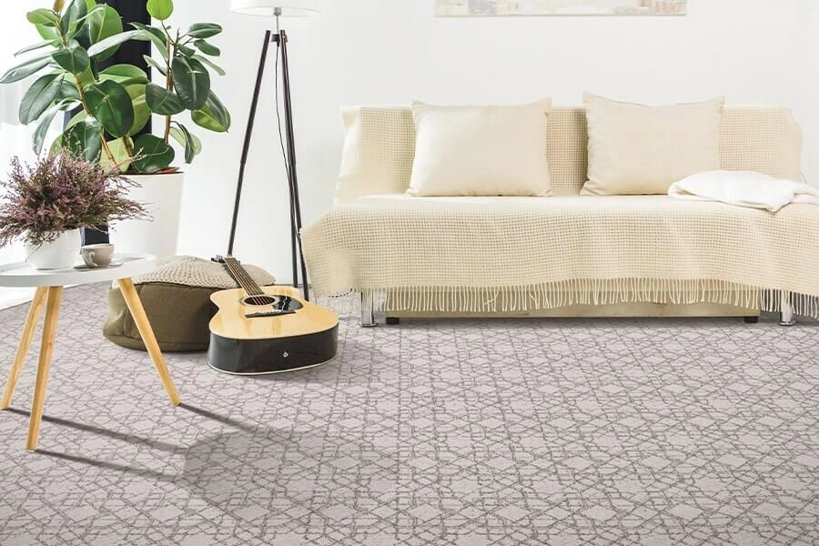 carpet flooring in living room